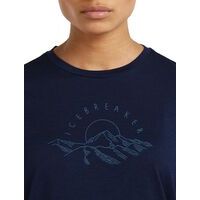 Icebreaker W Merino 150 Tech Lite Ss Tee Sunrise Summit 