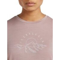 Icebreaker W Merino 150 Tech Lite Ss Tee Sunrise Summit 