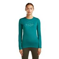 Icebreaker W Merino 200 Oasis LS Crewe Sunrise Summit