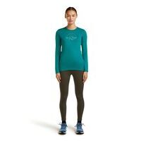 Icebreaker W Merino 200 Oasis LS Crewe Sunrise Summit
