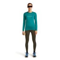 Icebreaker W Merino 200 Oasis LS Crewe Sunrise Summit
