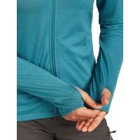 Icebreaker W Merino 360 Realfleece Elemental LS Z Hood