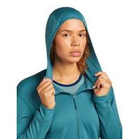Icebreaker W Merino 360 Realfleece Elemental LS Z Hood