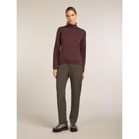 Icebreaker W Merino 400 RealFleece Descender LS Zip