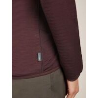 Icebreaker W Merino 400 RealFleece Descender LS Zip