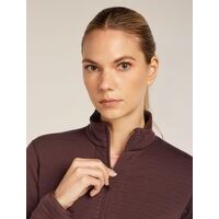 Icebreaker W Merino 400 RealFleece Descender LS Zip