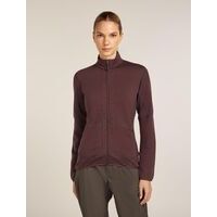 Icebreaker W Merino 400 RealFleece Descender LS Zip