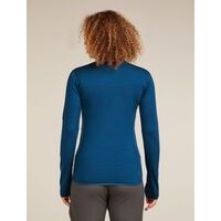 Icebreaker W Merino Blend 300 RealFleece Descender LS Zip