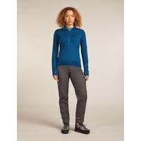 Icebreaker W Merino Blend 300 RealFleece Descender LS Zip