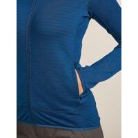 Icebreaker W Merino Blend 300 RealFleece Descender LS Zip