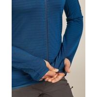 Icebreaker W Merino Blend 300 RealFleece Descender LS Zip