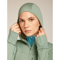 Icebreaker W Merino Blend 300 RealFleece™ Descender LS Zip Ho