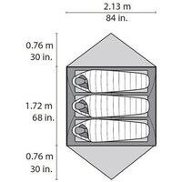 MSR Elixir 3 Incl. Footprint Trekkerstent