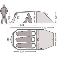 Nordisk Oppland 3 SI Driepersoonstent