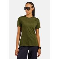 Odlo Merino Tencel Plain Tee T-Shirt Crew Neck Wmns