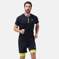 Odlo T-shirt Crew Neck S/s 1/2 Zip AXALP TRAIL