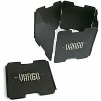 Vargo Aluminium Windscherm Zwart