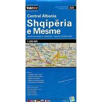 Vektor Maps Wegenkaart Albanie Centraal 1:200.000