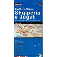 Vektor Maps Wegenkaart Albanie Zuid 1:200.000