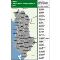 Vektor Maps Wegenkaart 370 Librazhdi Prefectuur