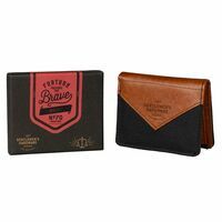 Wild & Wolf Canvass Wallet Charcoal Portemonnee