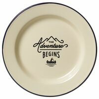 Wild & Wolf Enamel Plate Cream - Emaille Bord