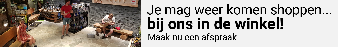 Vanaf 3 maart winkelen op afspraak.